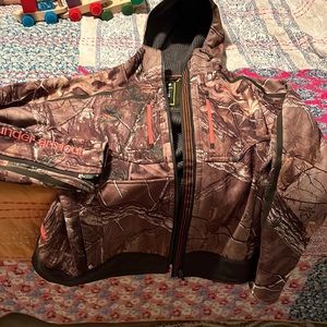 Under Armir Storm camo jacket